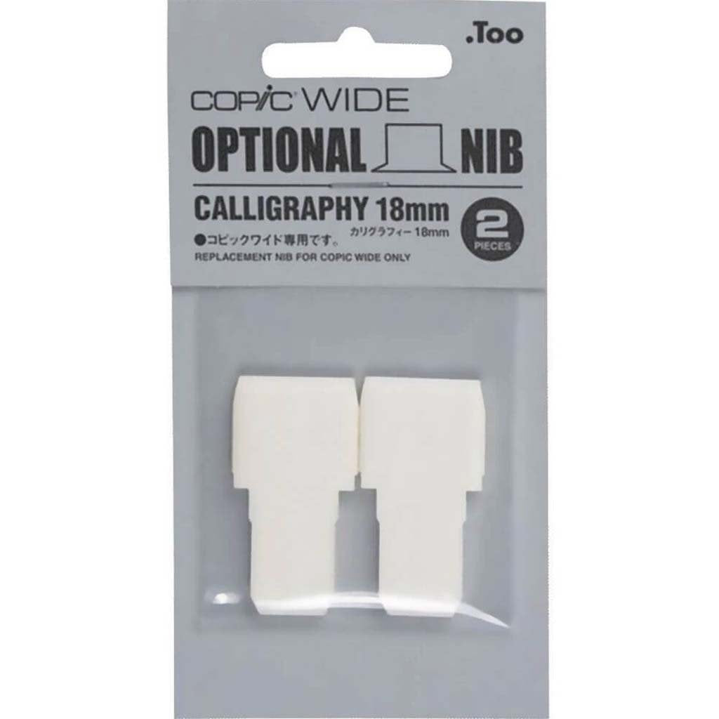 Replacement Nibs Wide Broad Calligraphy 18 mm Set of 2