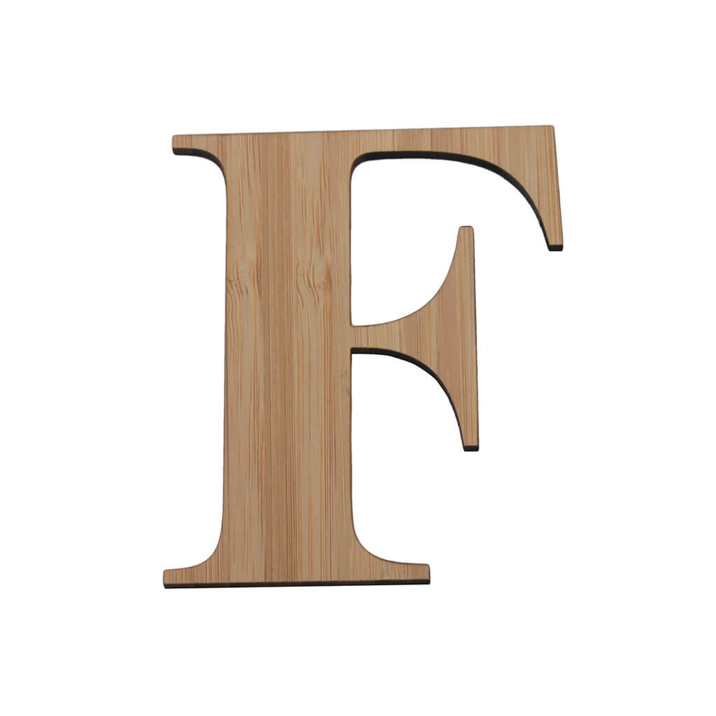 Bamboo Serif Letters &amp; Numbers Uppercase F