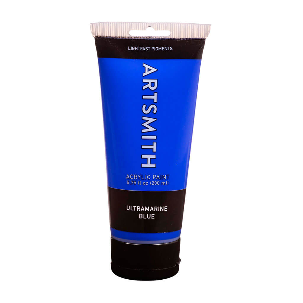 Artsmith Acrylic Paint 200ml Ultramarine Blue