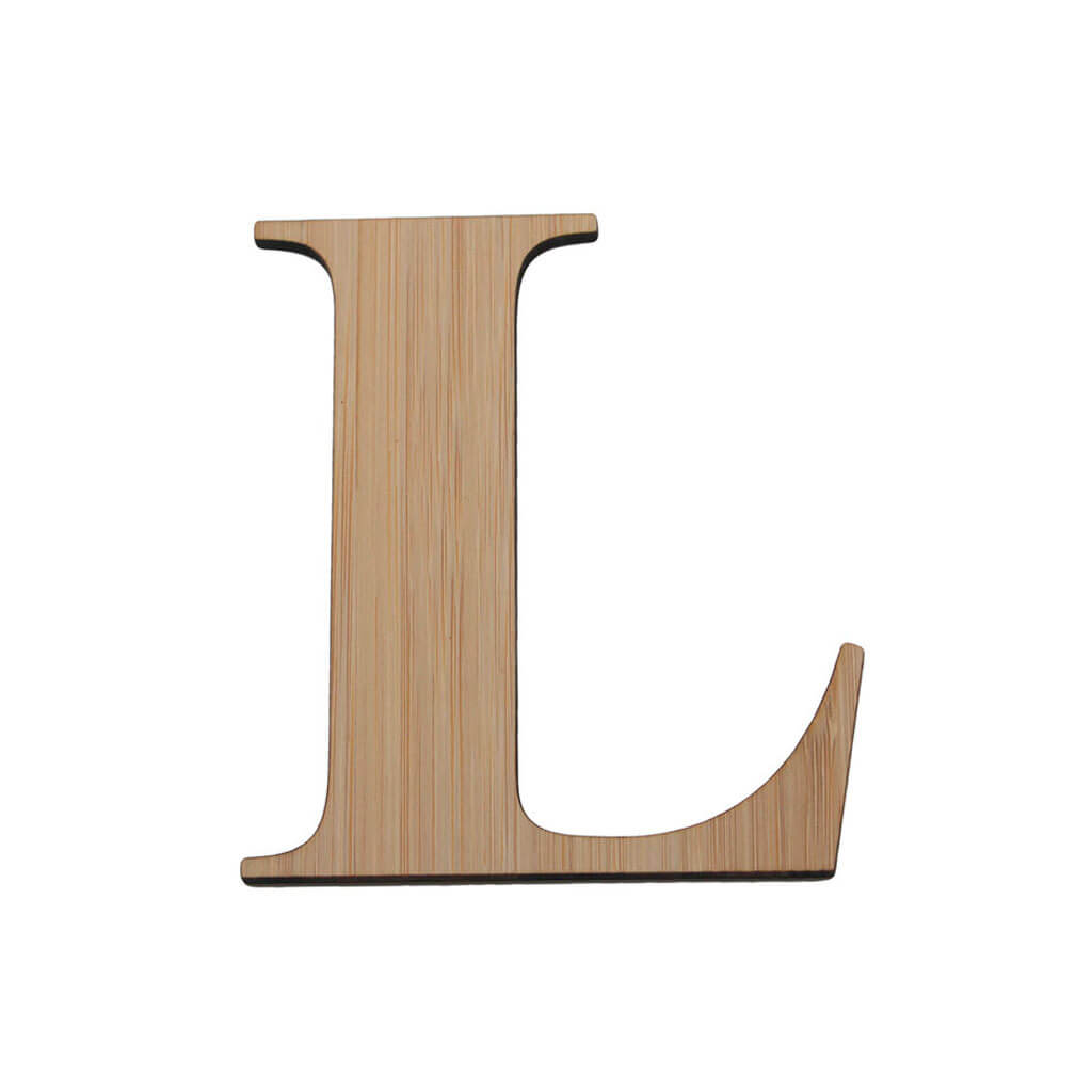 Bamboo Serif Letters &amp; Numbers Uppercase L