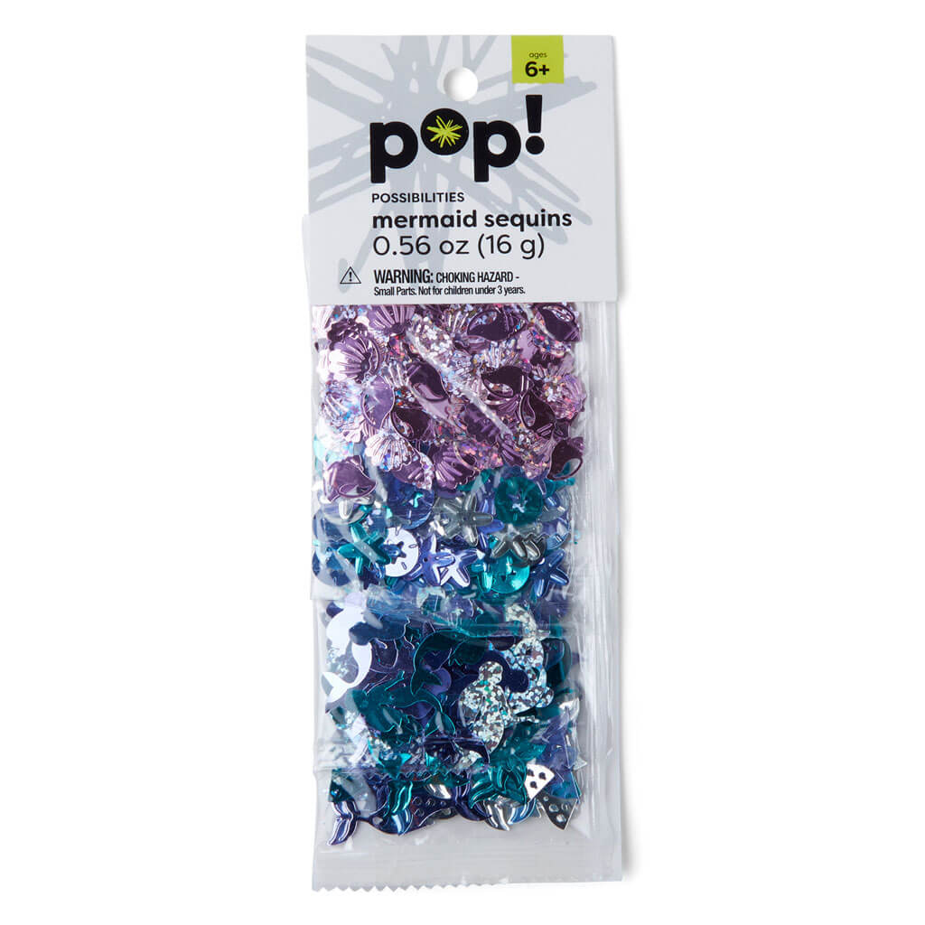 POP! Multicolor Sequin Packs 4pc 0.56oz Mermaid