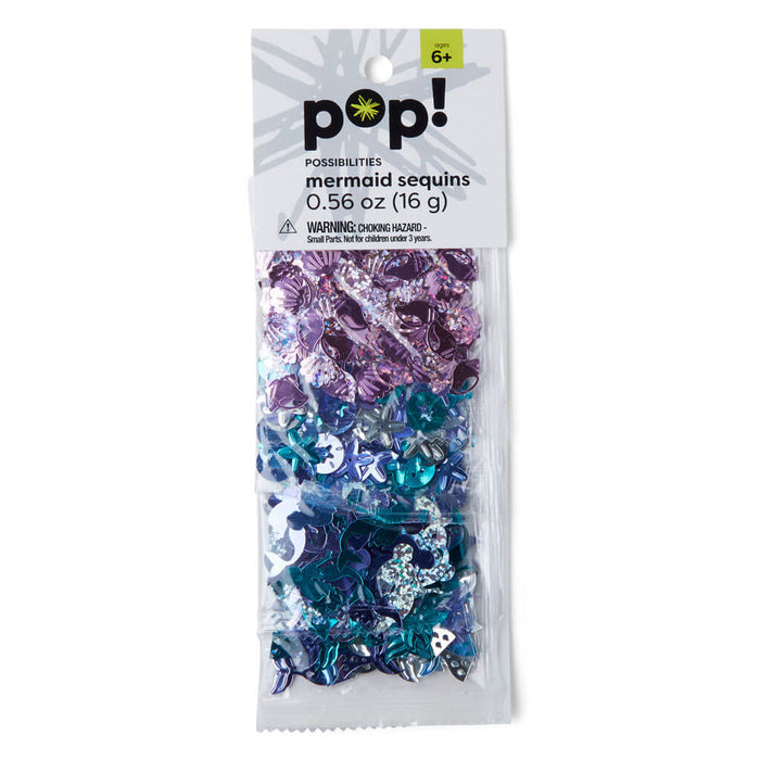 POP! Multicolor Sequin Packs 4pc 0.56oz Mermaid