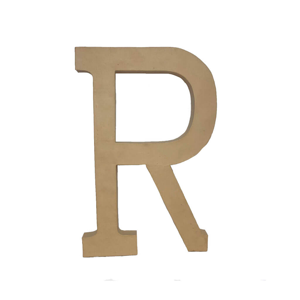 Paper Mache Letter R 23.5in