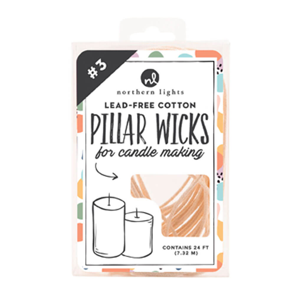 Northern Lights Candle Making Wicks Pillar