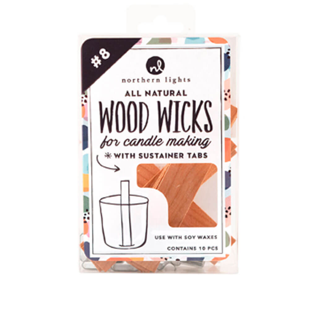 Candle Making Wood Wick 10pc