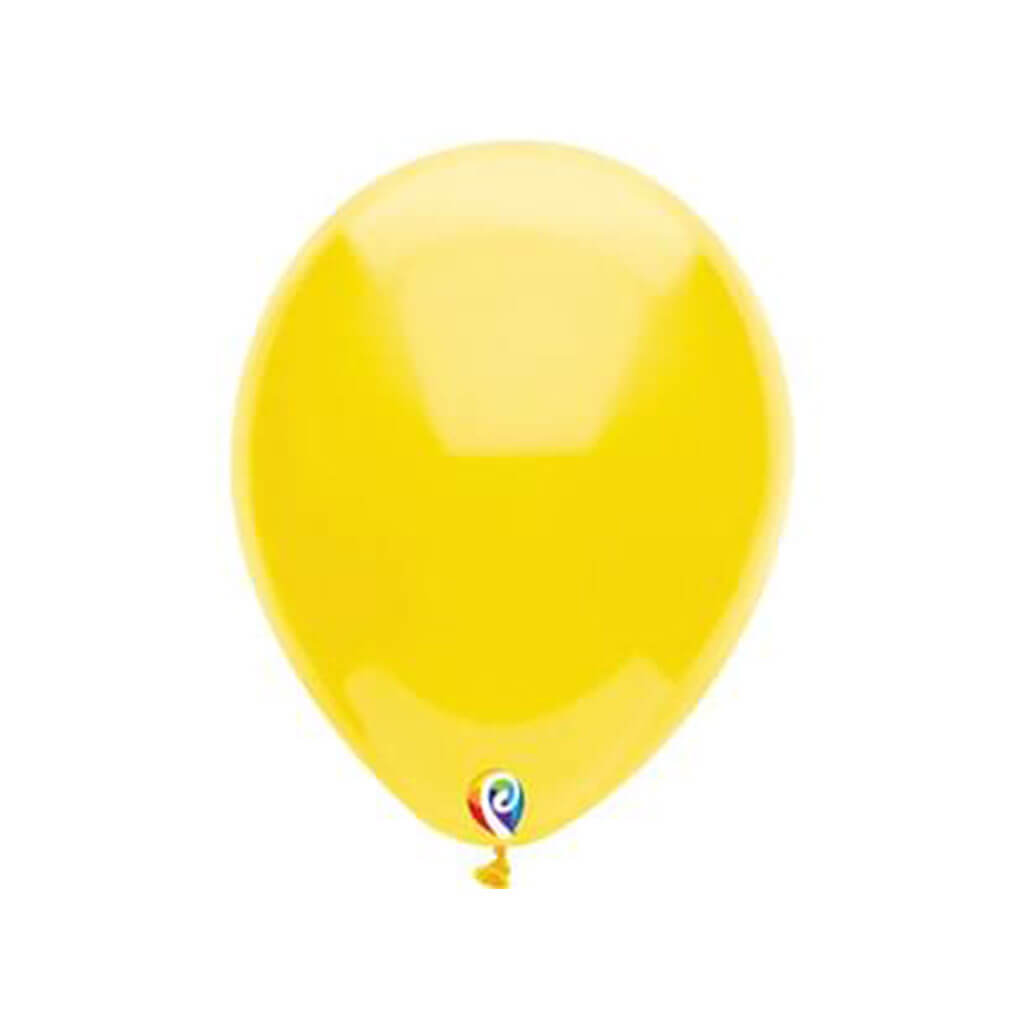 Round Latex Balloon 15ct 12in, Yellow
