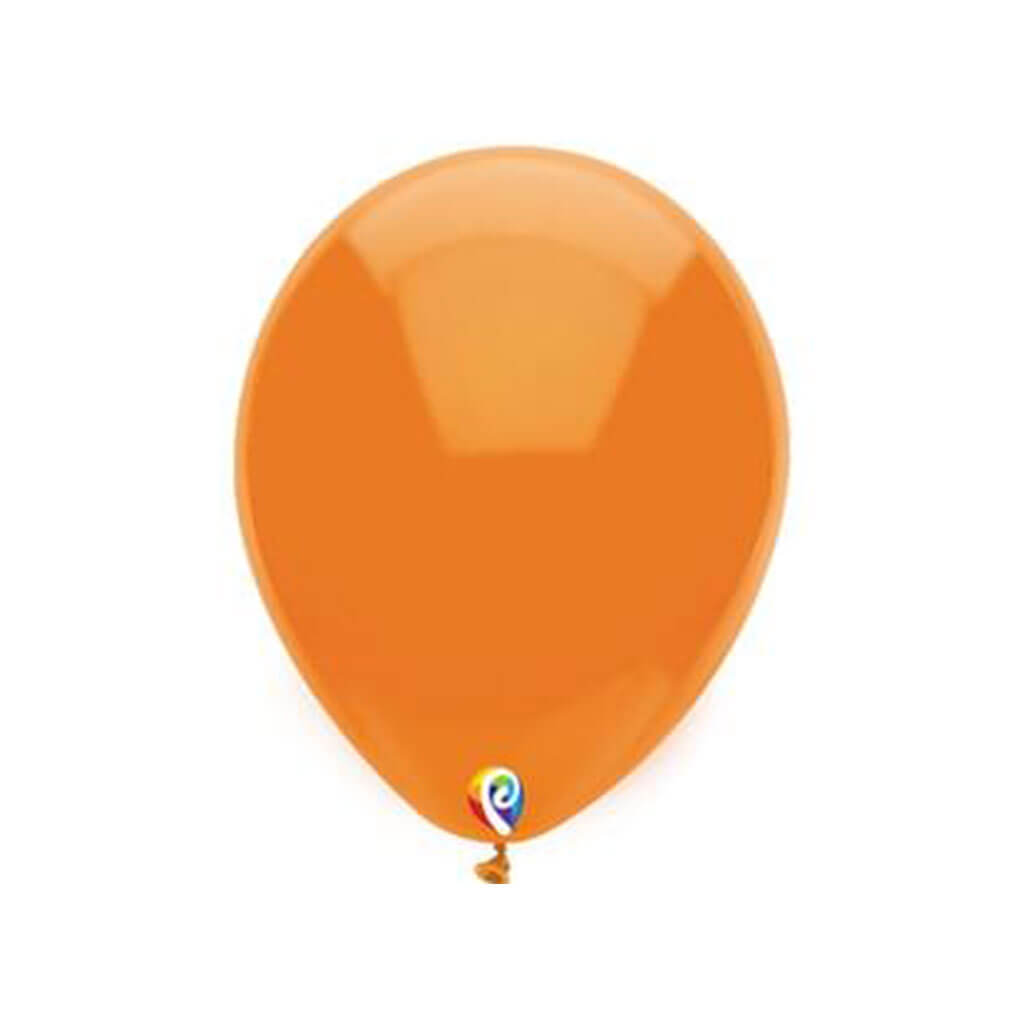 Round Latex Balloon 15ct 12in, Orange