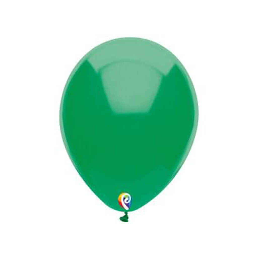 Round Latex Balloon 15ct 12in, Green