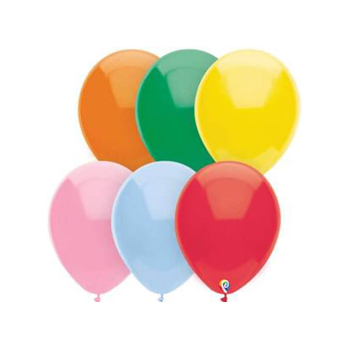 Round Latex Balloon 15ct 12in, Assorted Colors