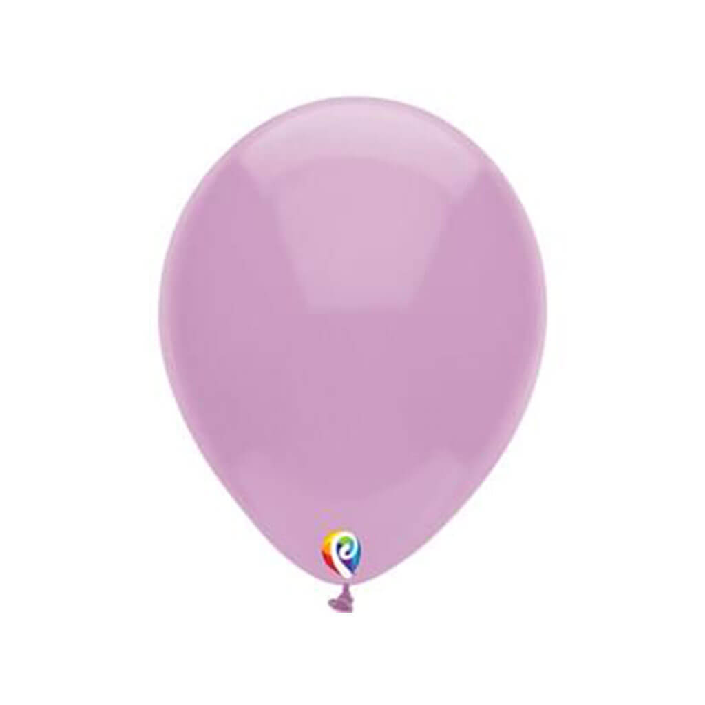 Round Latex Balloon 15ct 12in, Lilac