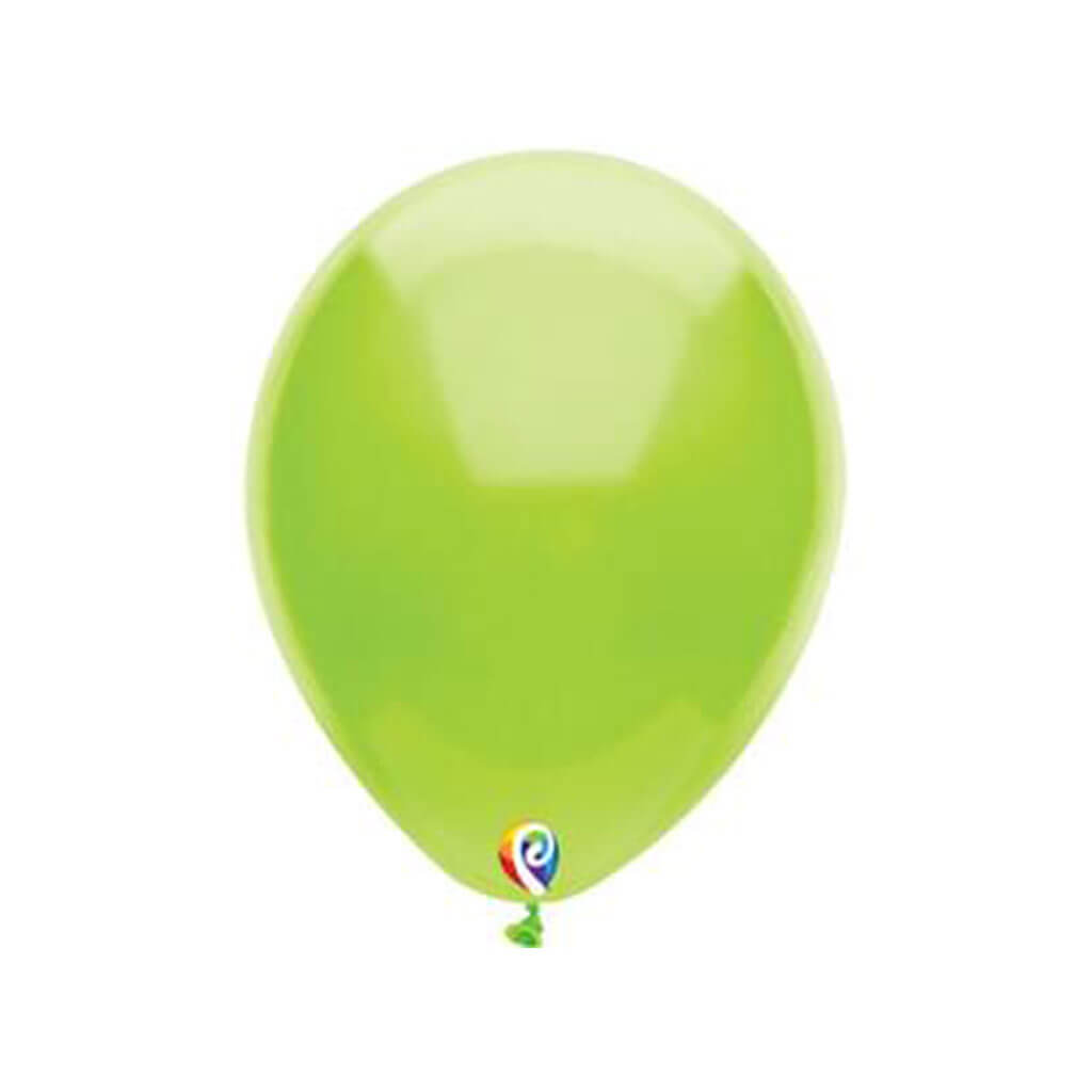 Round Latex Balloon 15ct 12in, Lime Green