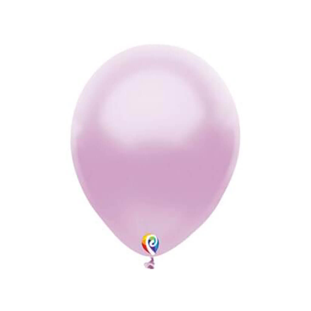 Round Latex Balloon 12ct 12in, Pearl Lilac