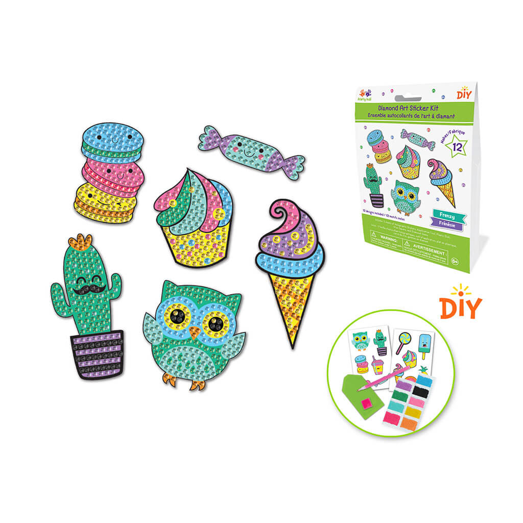 Krafty Kids Kit: Diamond Painting DIY Sticker Kit - Frenzy