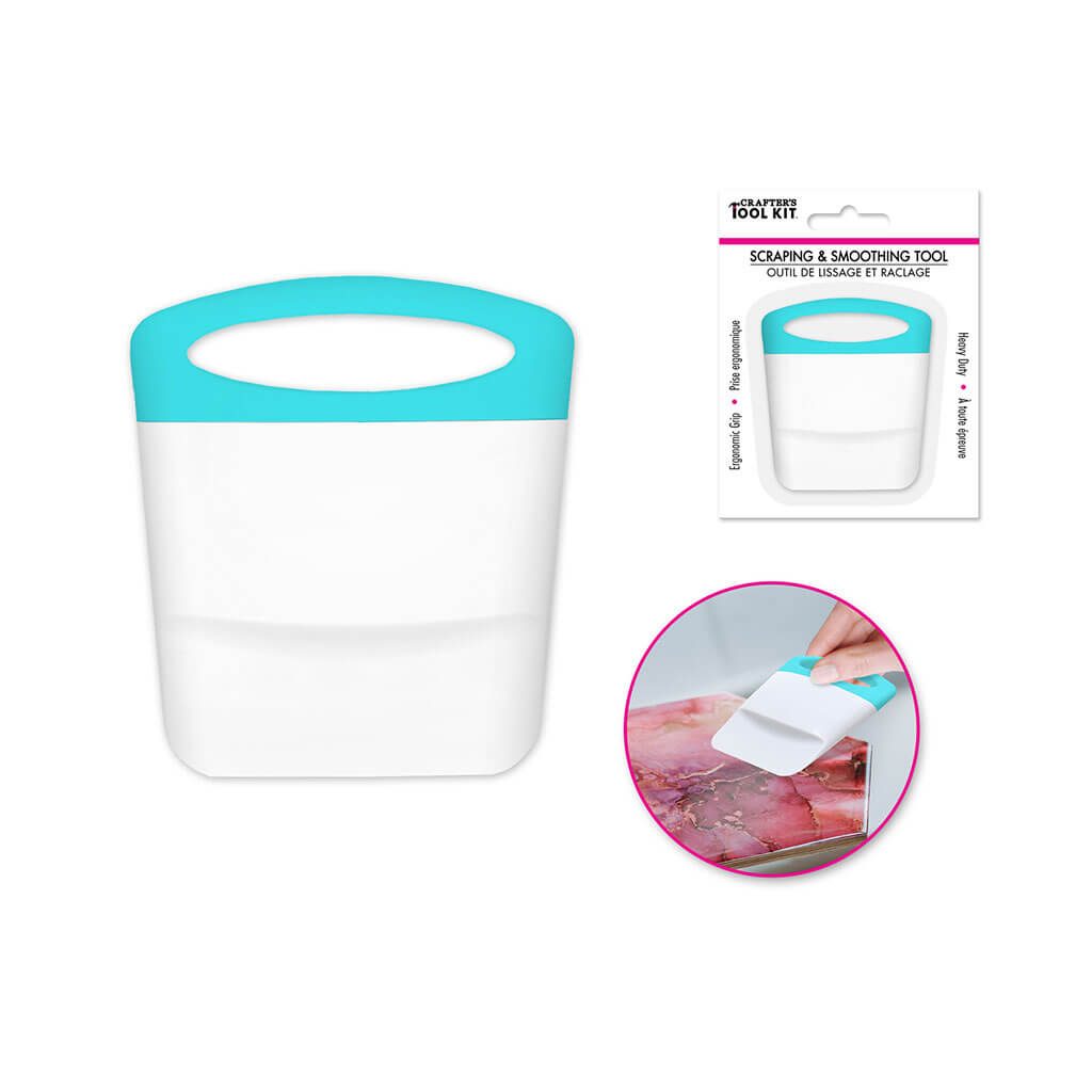 Crafter's Toolkit: Scraping/Smoothing Tool, 2.4in x 2.6in x 0.25in(T)