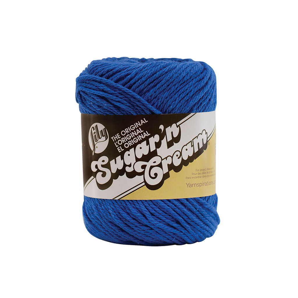 Lily Sugar &amp; Cream Yarn - Dazzle Blue