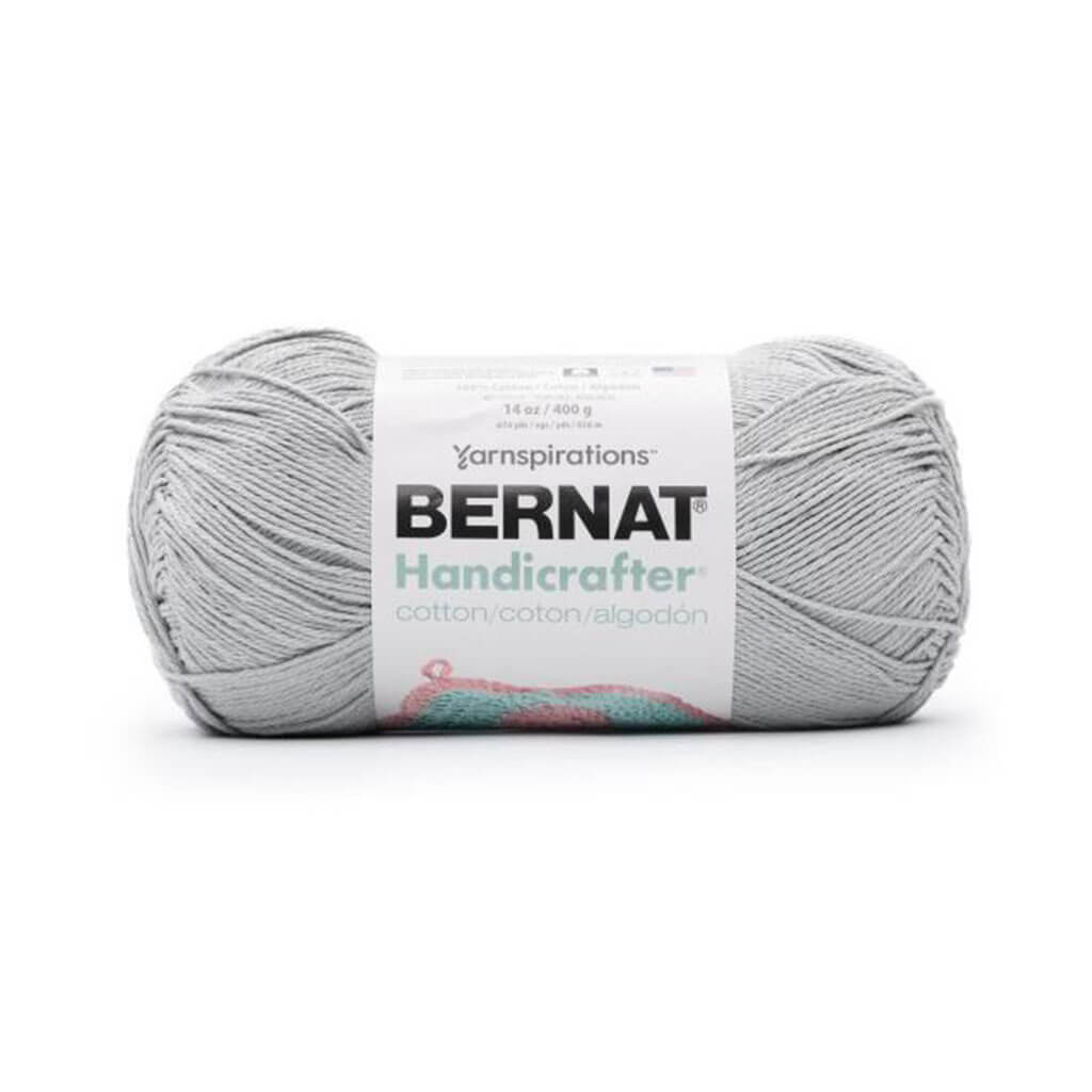 Bernat Handicrafter Cotton Yarn - Soft Gray