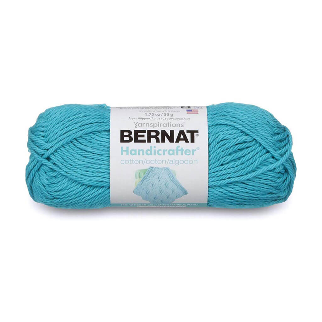 Bernat Handicrafter Cotton Yarn - Mod Blue