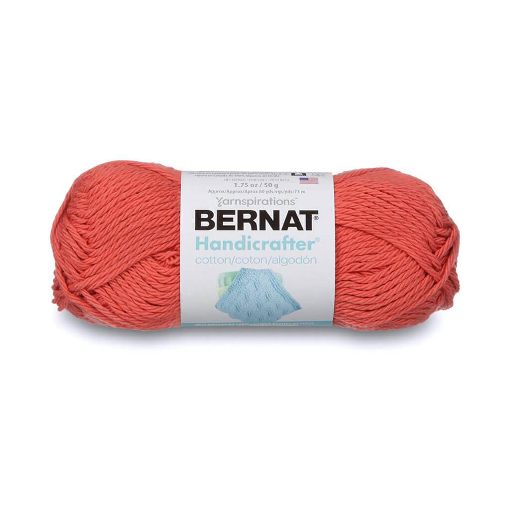 Bernat Handicrafter Cotton Yarn - Tangerine