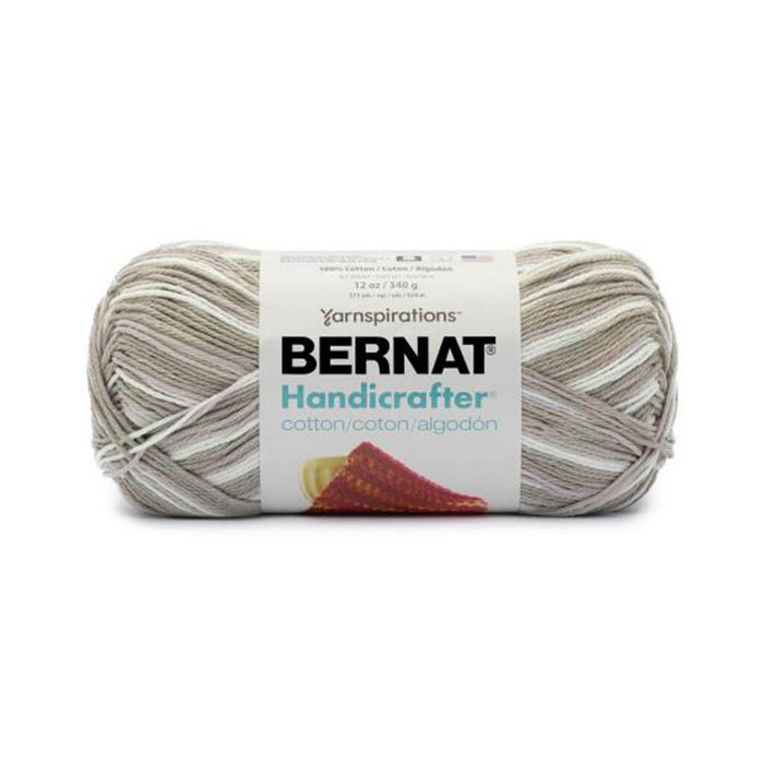 Bernat Handicrafter Cotton Yarn - Greige Ombre