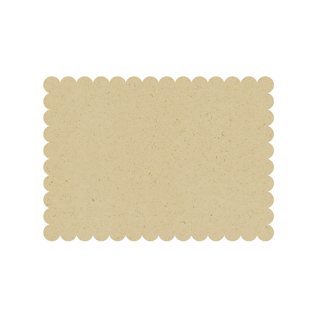 Wavy Edge Kraft Paper Placemats 8ct, 10.6in x 10.2in