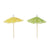 Summer Citrus Lemon & Lime Slice Umbrellas Picks, 50ct