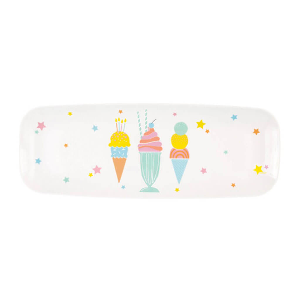 Ice Cream Plastic Serving Tray