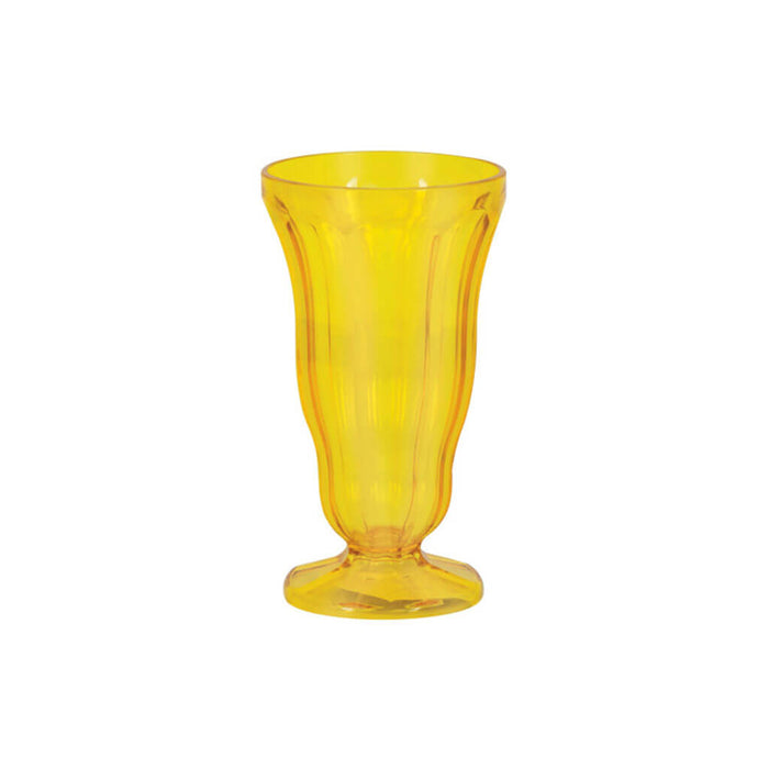 Yellow Plastic Ice Cream Cup, 15oz
