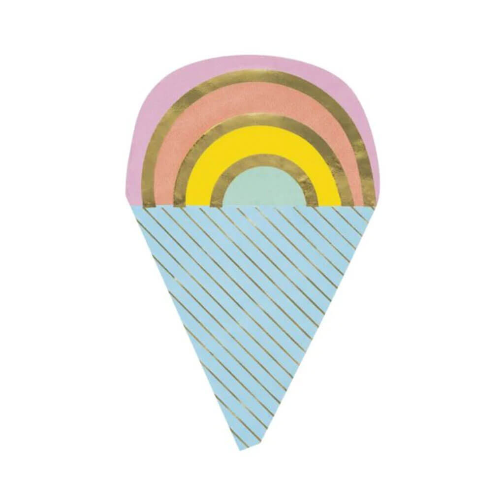 Pastel Ice Cream Lunch Napkins, 16ct