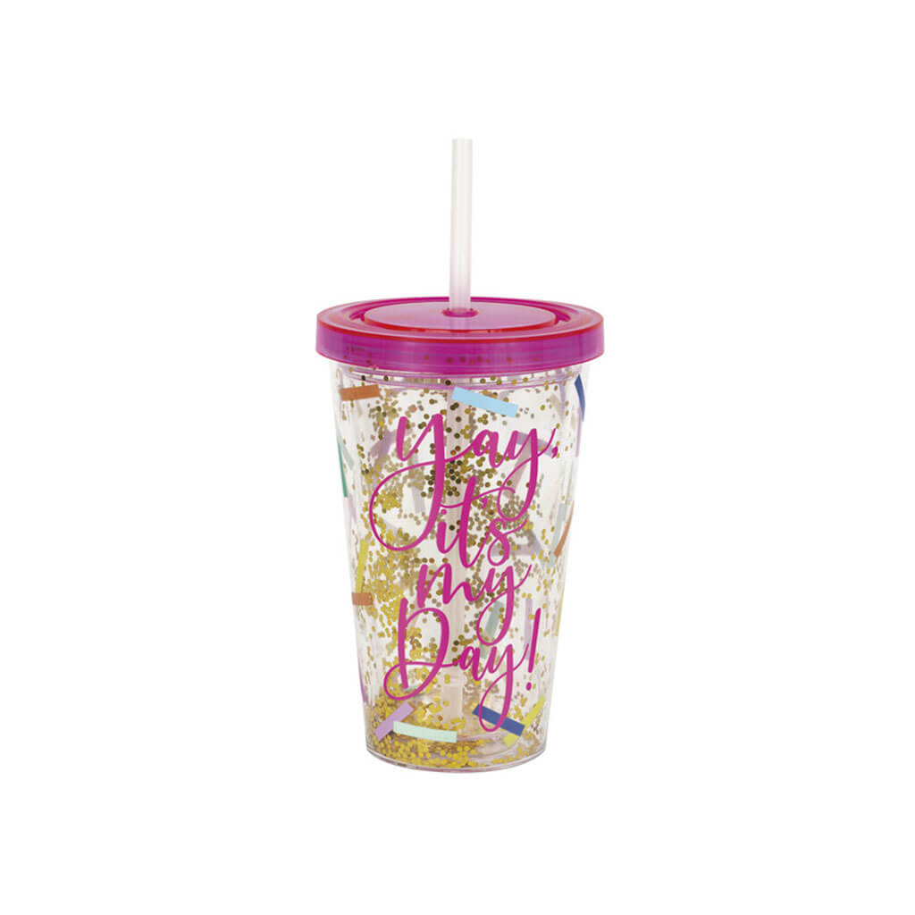 Colorful Sprinkles Plastic Tumbler, 16oz