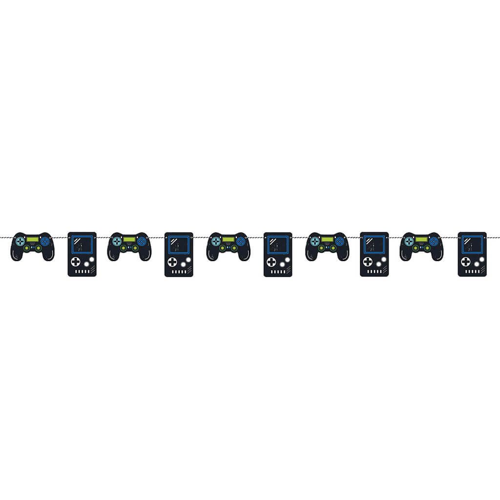 Gamer Birthday Garland, 7ft