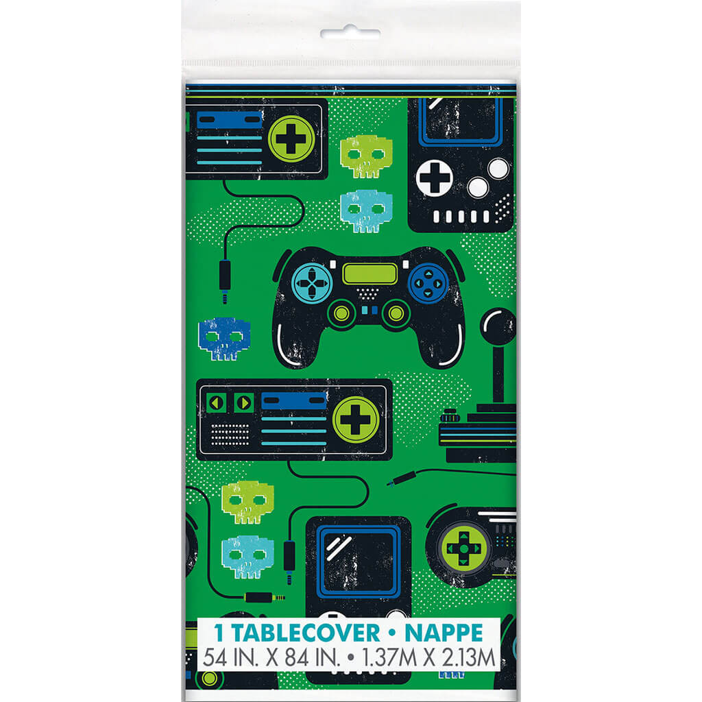 Gamer Plastic Table Cover 54in x 84in