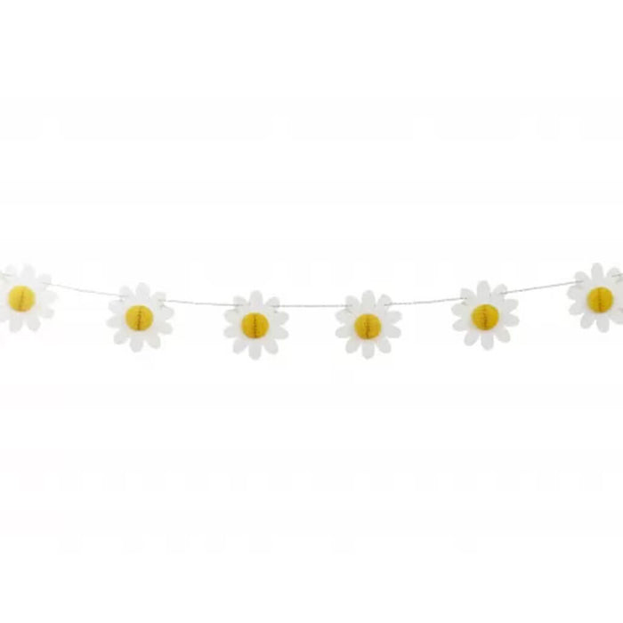 Groovy Daisy Garland with 3D, 6ft