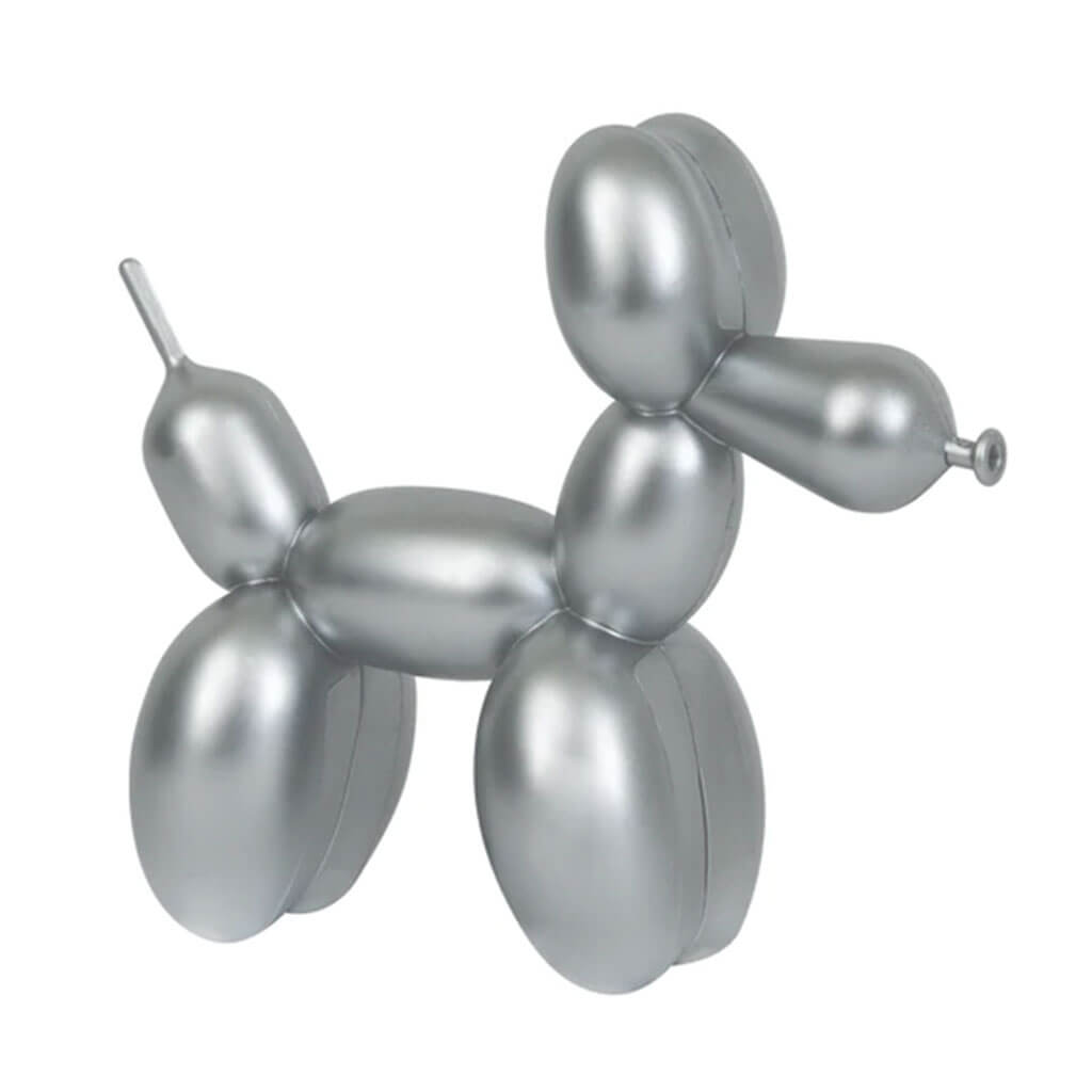 Silver Balloon Dog Balloon Weight