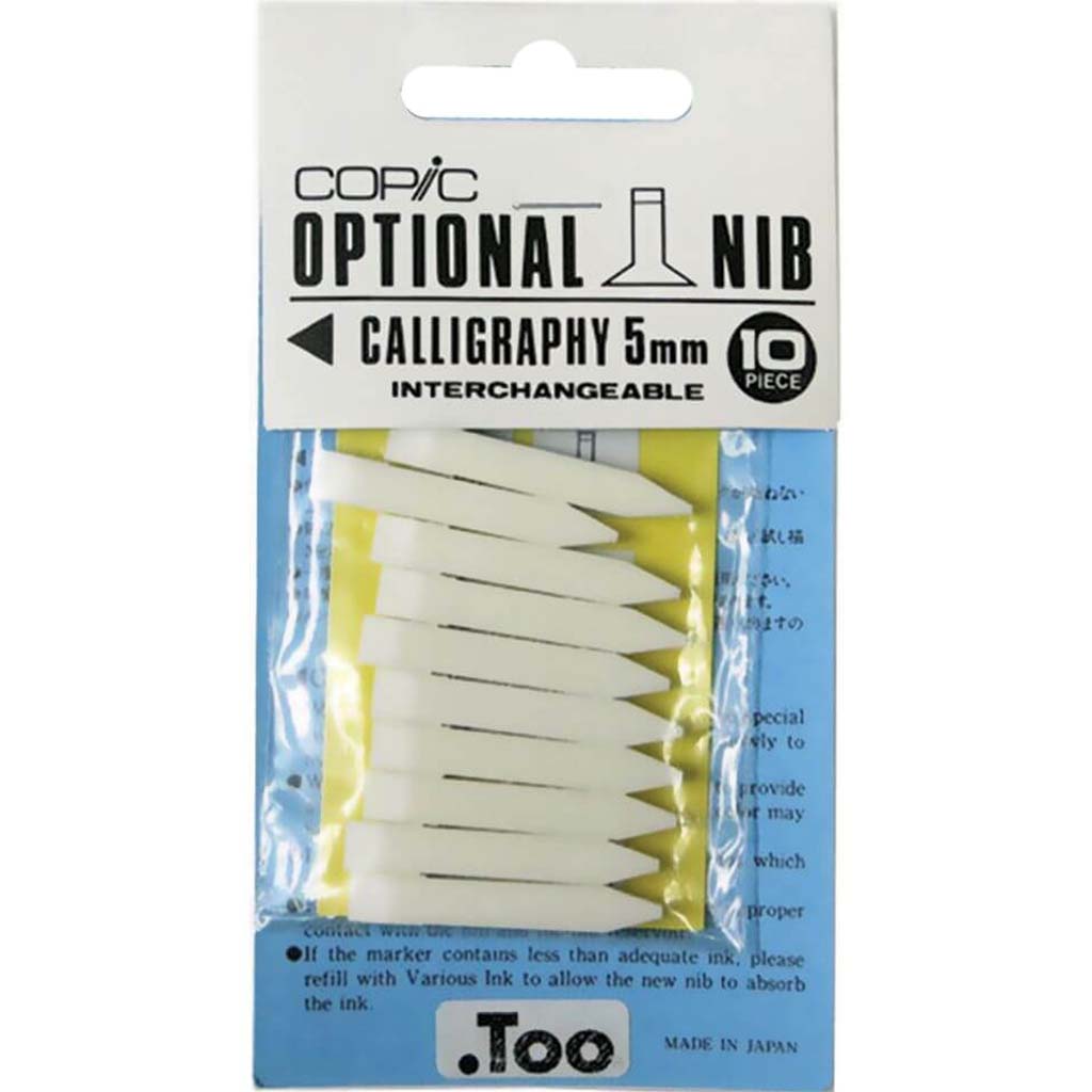 Nibs Calligraphy 5mm Set of 10