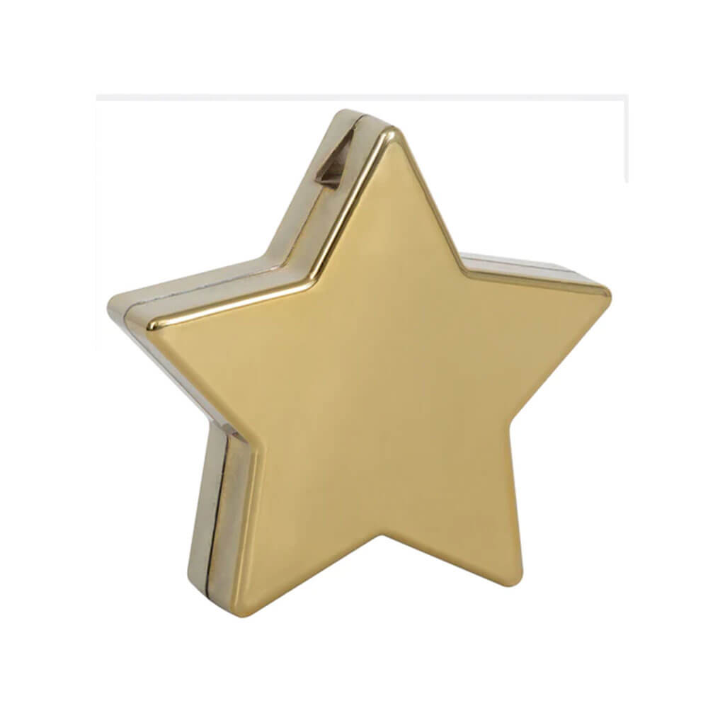 Metallic Gold Star Balloon Weight