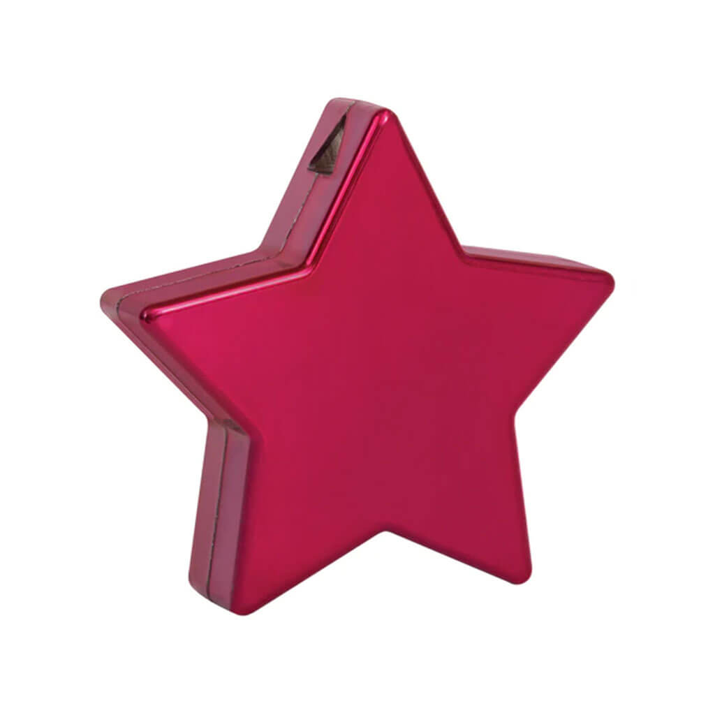 Metallic Red Star Balloon Weight