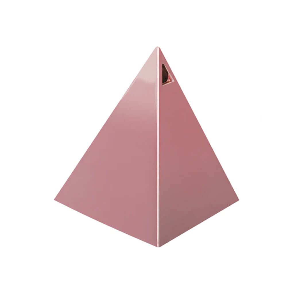 Metallic Rose Gold Pyramid Balloon Weight