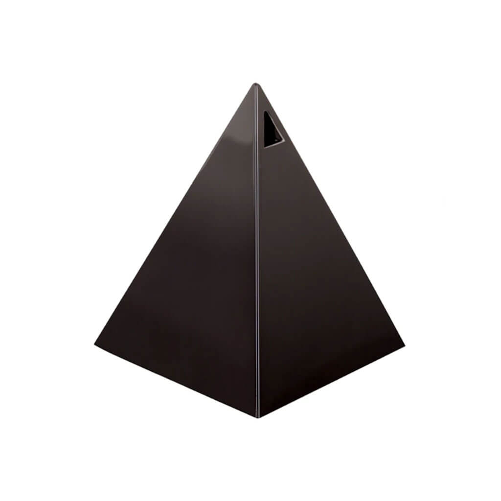 Metallic Black Pyramid Balloon Weight