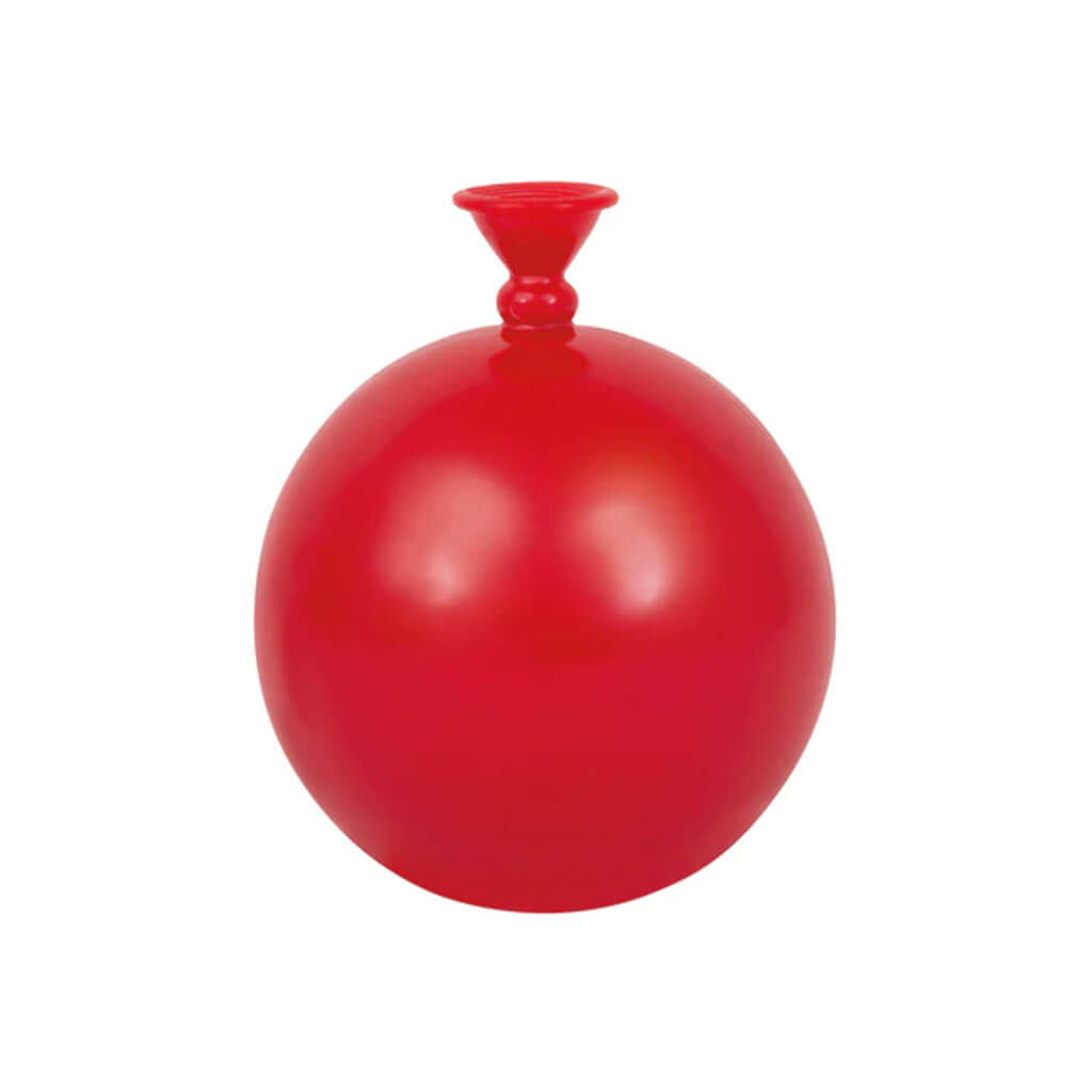 Matte Red Sphere Balloon Weigh