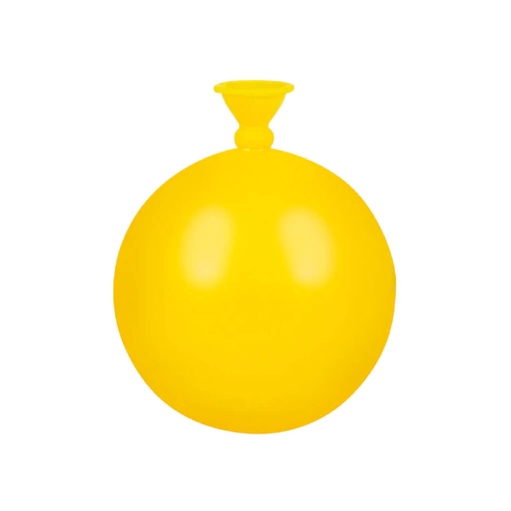 Matte Yellow Sphere Balloon Weight