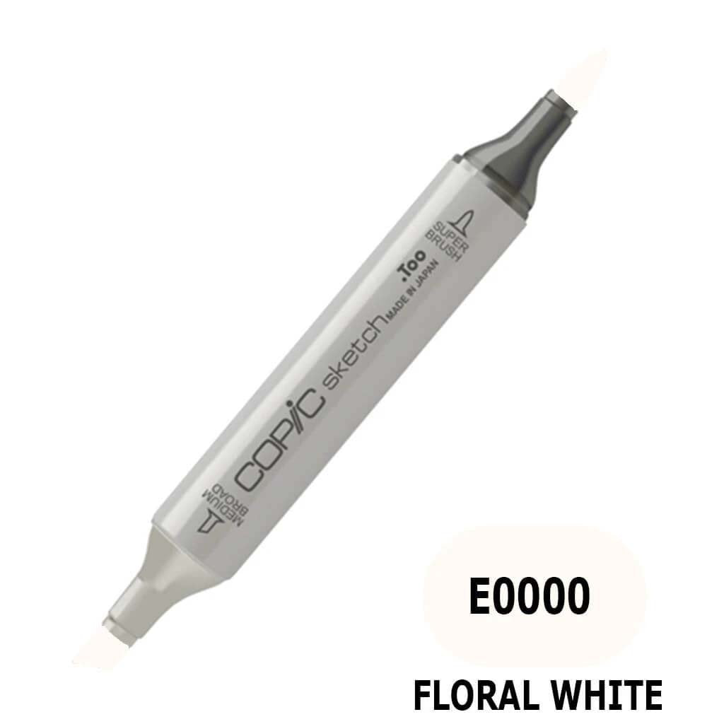 Sketch Marker Floral White E0000
