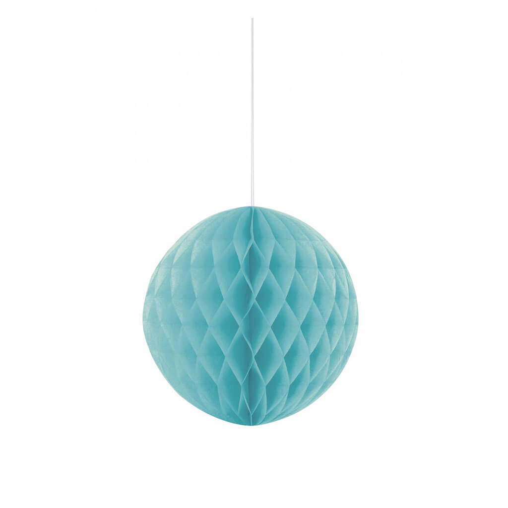 Terrific Teal Honeycomb Ball, 8in