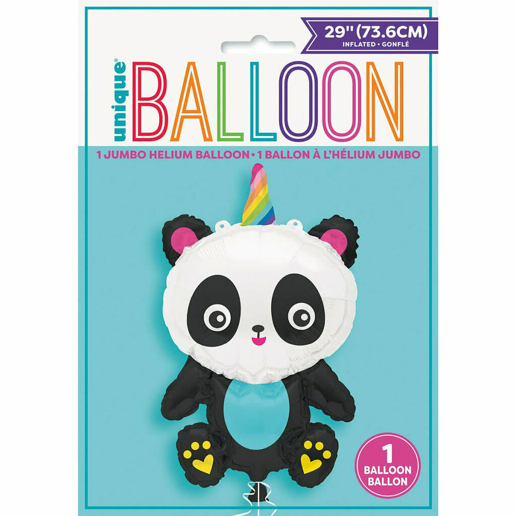 Pandacorn Foil Balloon, 29in