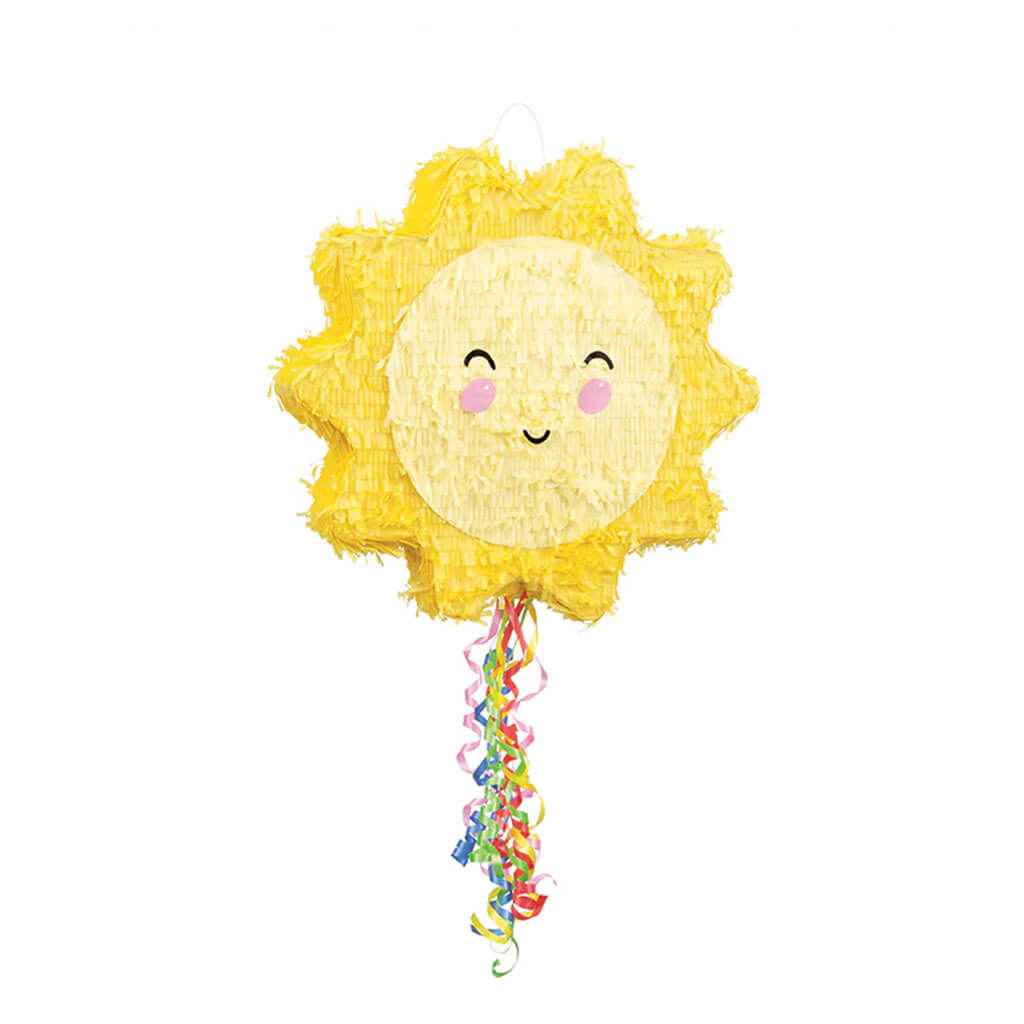 Smiling Sun Shaped Drum Pinata