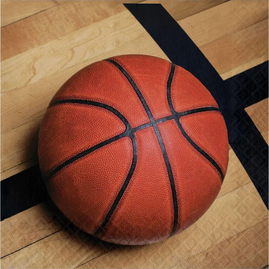 Basketball Lunch Napkins 2Ply, 18ct