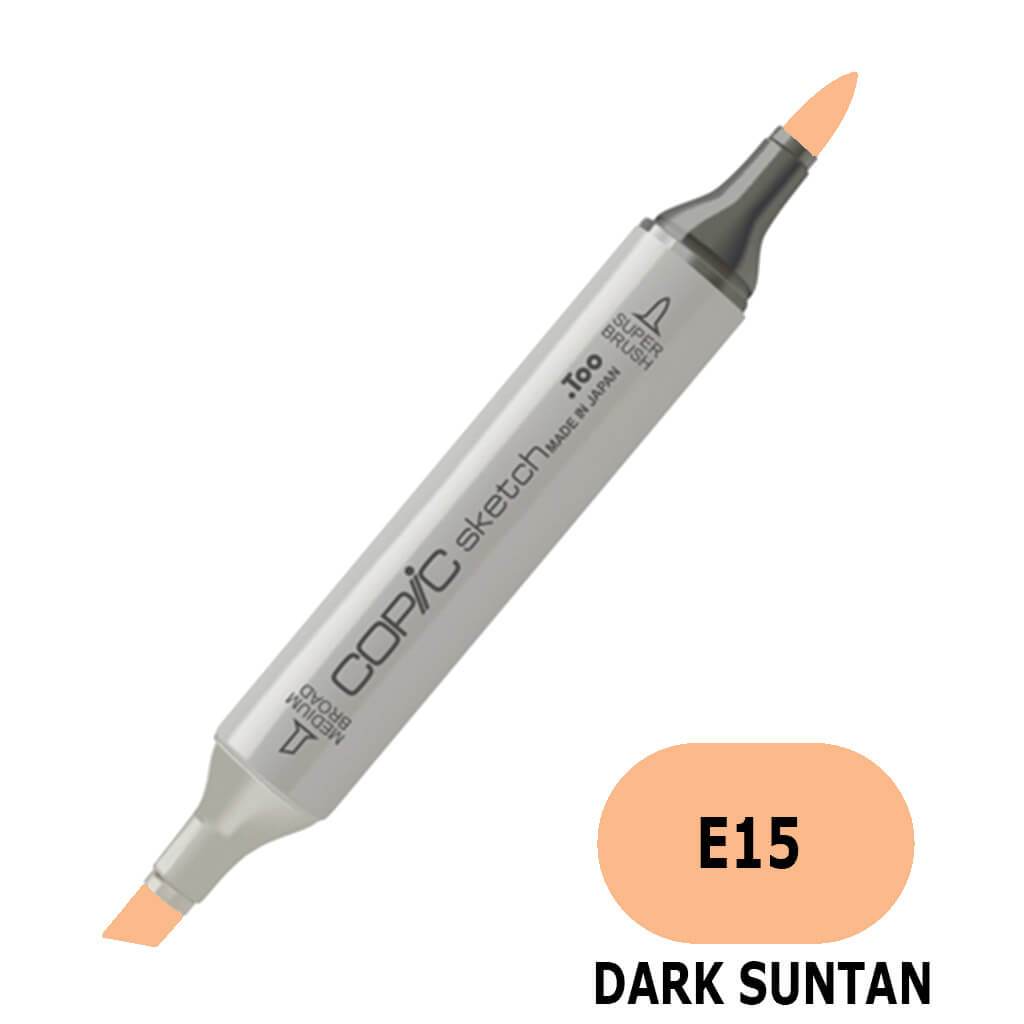 Sketch Marker E15 Dark Suntan