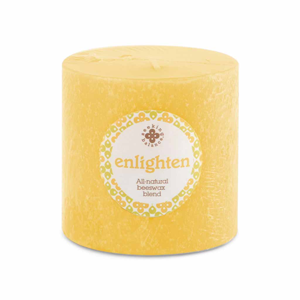 Seeking Balance Pillar Enlighten, 3in x 3in