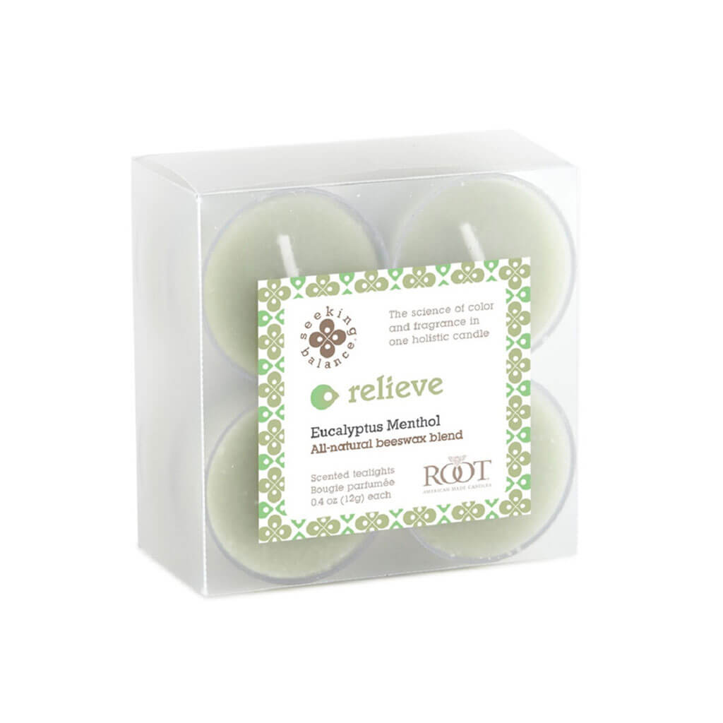 Seeking Balance Aromatherapy Tealights Eucalyptus Menthol Relieve