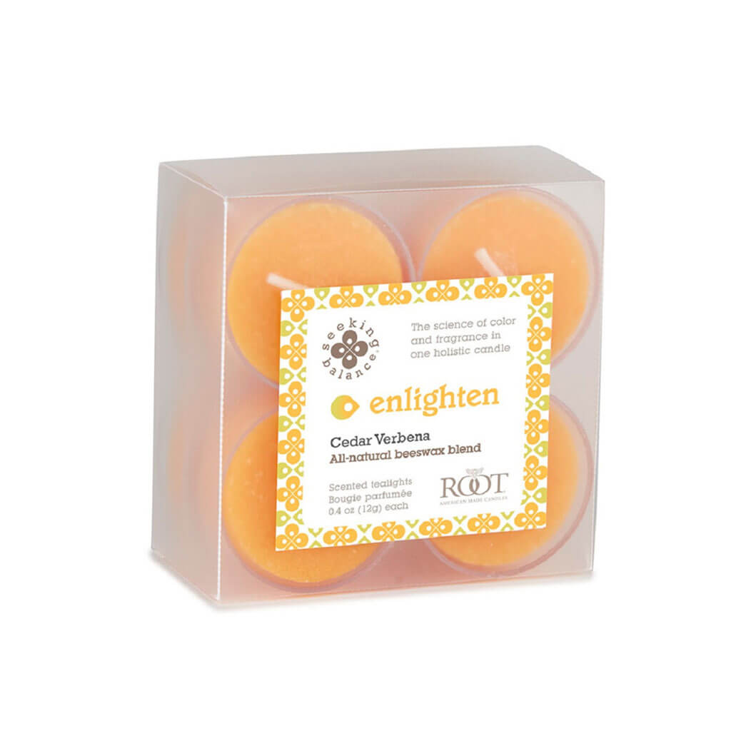 Seeking Balance Aromatherapy Tealights Cedar Verbena Enlighten