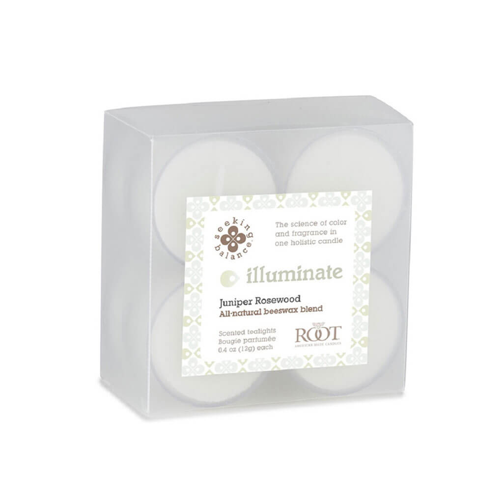 Seeking Balance Aromatherapy Tealights Juniper Rosewood Illuminate